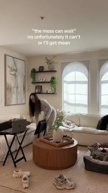 If my home is messy my mind is messy 😅 #cleaningtok #cleaningmotivation #cleani
