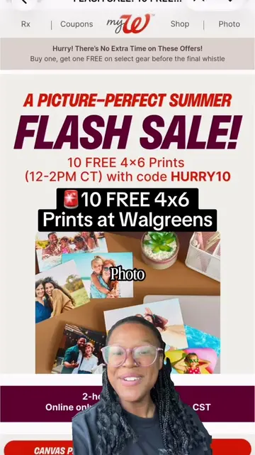 🖨️📸 Walgreens Is Giving Away FREE Photo Prints with code HURRY10 👀  Today onl