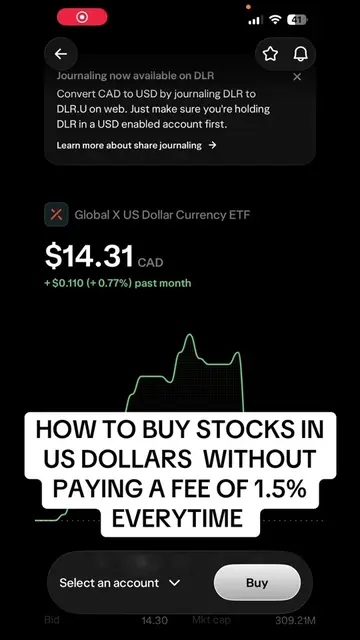 Convert CAD to USD avoiding the 1.5% fee. Norbert’s Gambit #wealthsimple #invest