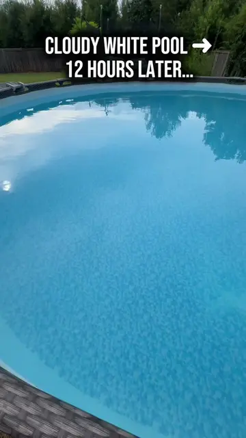 12 Hours Changed Everything! #poolmaintenance #pooltok #abovegroundpool #poolcle