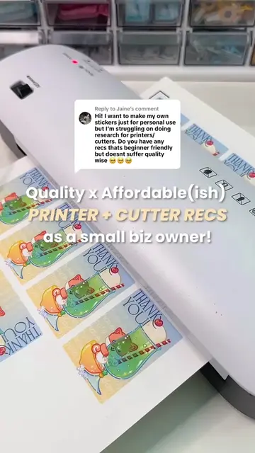 Replying to @Jaine Here are my recs for a printer + cutter combo! I unfortunatel