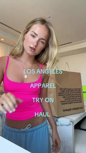 new favorite store wow @Los Angeles Apparel #tryonhaul #losangelesapparel #shopp