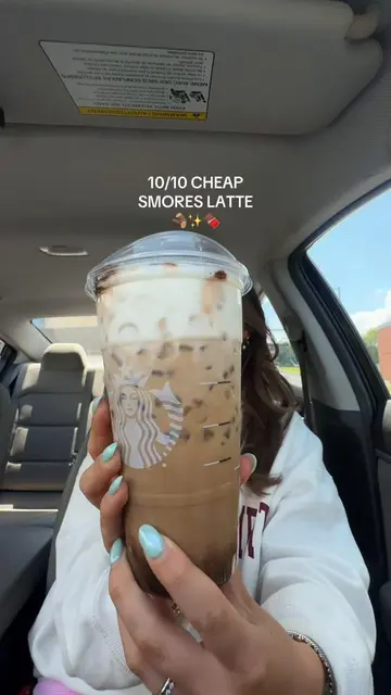 $5.50 SMORES LATTE!!! soooo so good yall have to try and let me know what you th