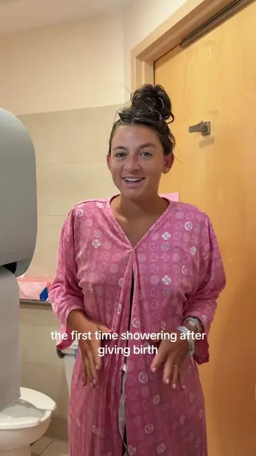 the shower after giving birth is unmatched. Tired, sore, but I’ve never been hap