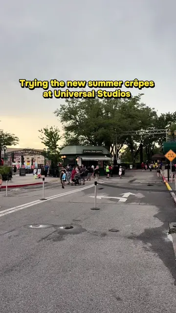 Central Park crêpes at Universal Studios Orlando recently got some new crêpes fo