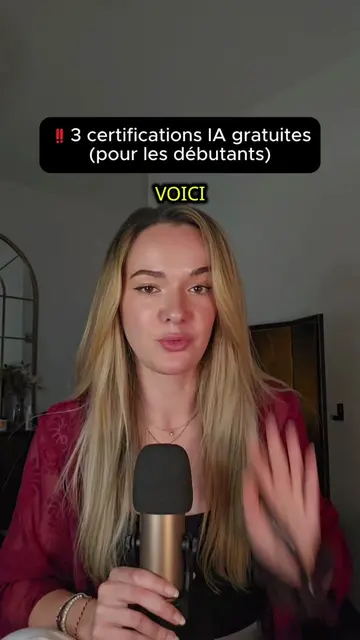 3 certifications IA gratuites à ajouter sur votre CV pour les débutants  #etude 