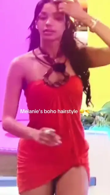 I love her style, she’s effortlessly pretty 🙂‍↔️🤏 #melanie #loveislandusa #hai