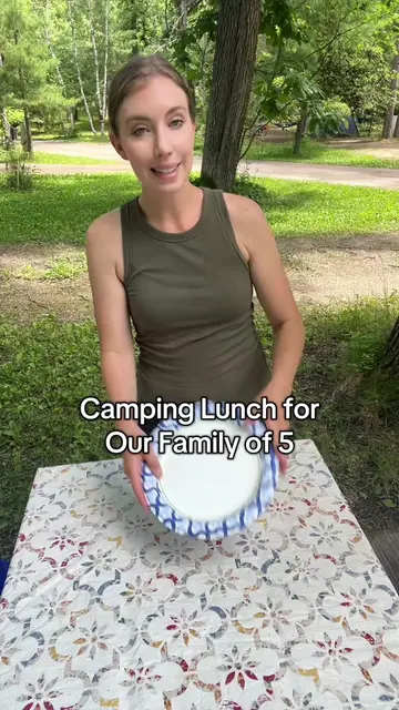 Quick Camping Lunch for our Family of 5  #camping #campingfood #campingfoodideas