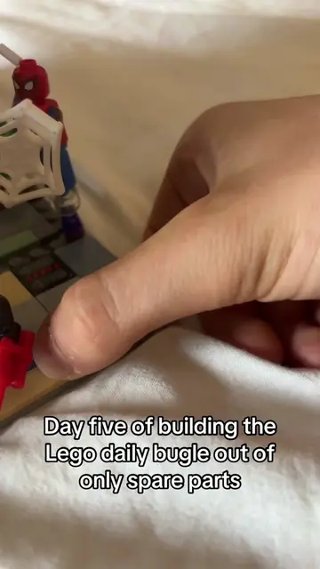 Day 5 of completing the Lego daily bugle out of only spare parts 100% completed 