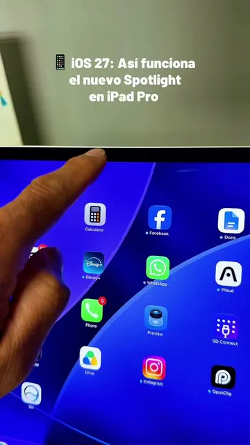 📱 iOS 27: Así funciona el nuevo Spotlight En iPad Pro 👀 ¿Notaste esta curiosa 