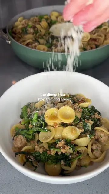 I can’t stop making sausage orecchiette! You’ve probably seen the recipe before 