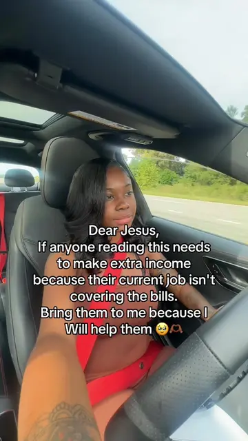 Dear Jesus, if there's a woman reading this who's carrying the weight of financi