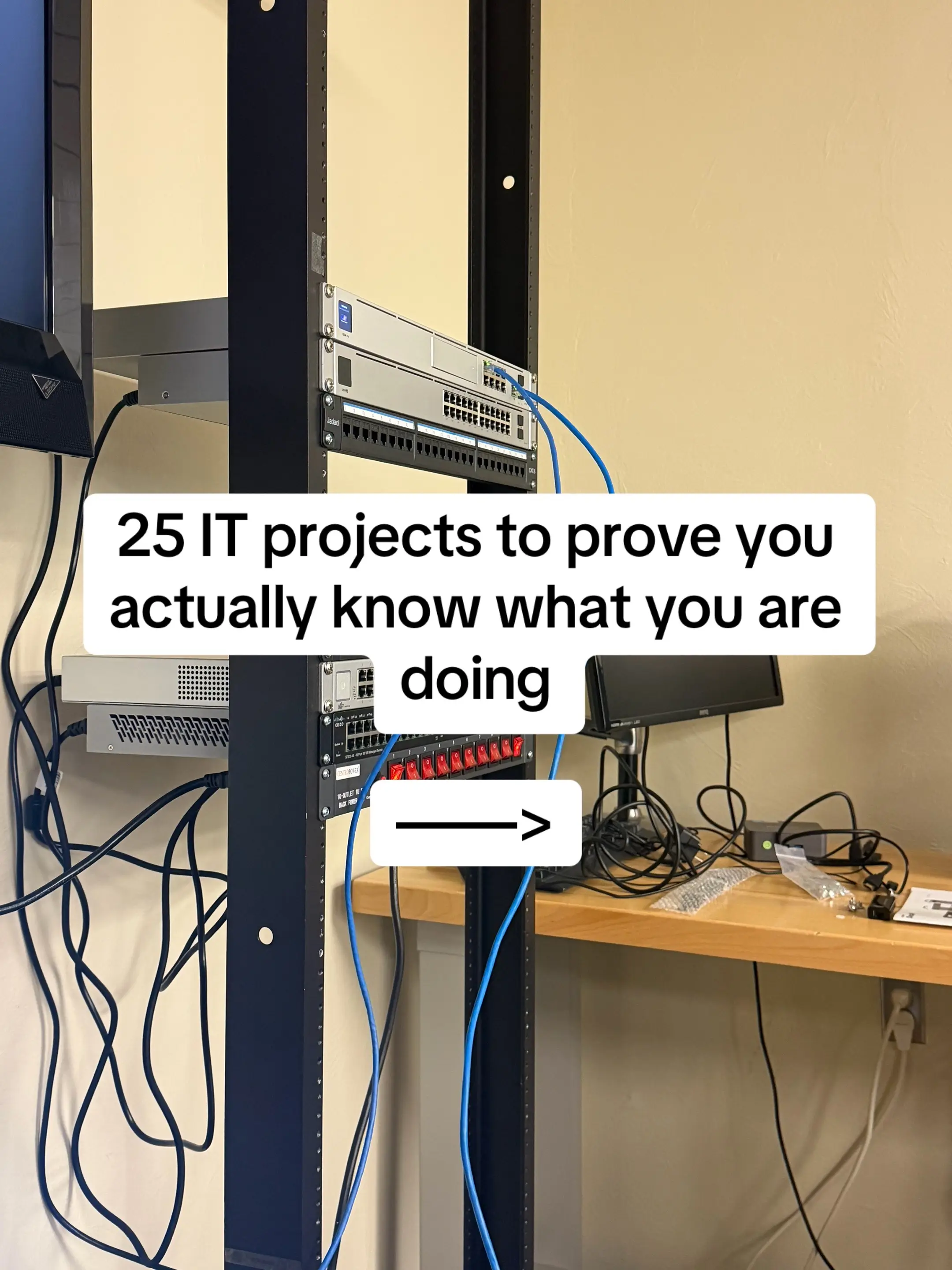 These projects are centered around CompTIA A+ and some a little beyond that. Pic