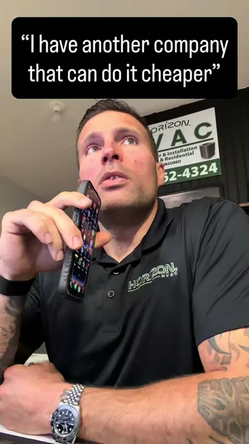 “But I have a friend who can do it cheaper” #hvac #sales #bluecollar