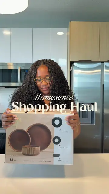 Slowly getting my new apartment together ! 🤍🤎 Homesense had some goodiessss !!