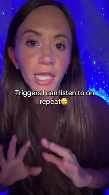 What are your favorite triggers?? On this list my fav is the skincare mask 😴 #a