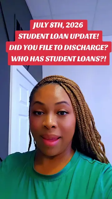 JULY 8th  IS HERE! HAVE YOU APPLIED FOR STUDENT LOAN DISCHARGE DISCHARGE?   BOOK