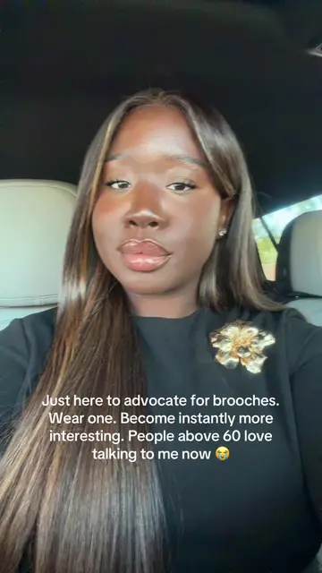 I love a good old-fashioned brooch!! it’s honestly the most underrated accessory