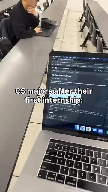 Computer science majors after their first internship #programming  #code #python
