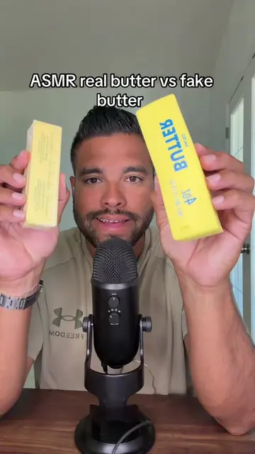 So which butter sounded better? #butter #asmr #whispers #johnnyqasmr #asmrvideo 