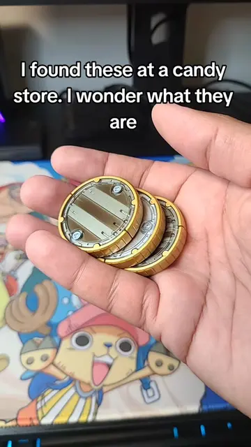 I was visiting a vintage candy store when I noticed three strange coins lying on
