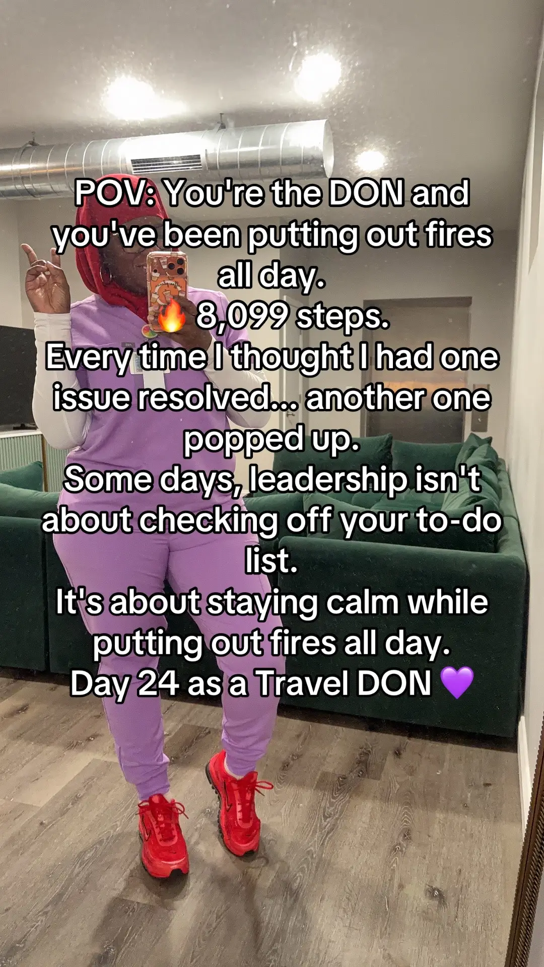 POV: You're the DON and you've been putting out fires all day. 🔥 8,099 steps. E