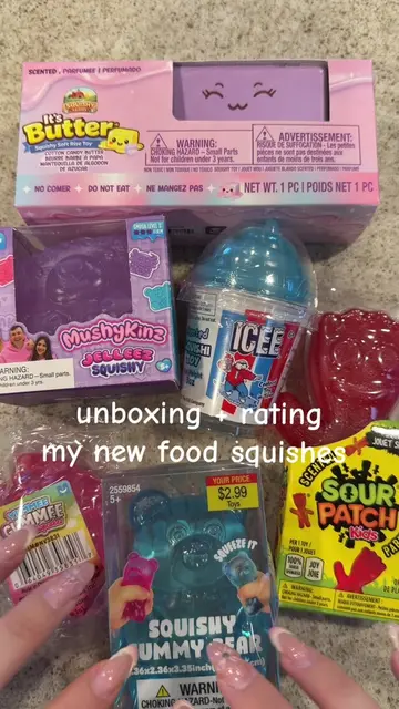 comment your favorite squishy down below 😊 #squishy #unboxing ##foodsquishies