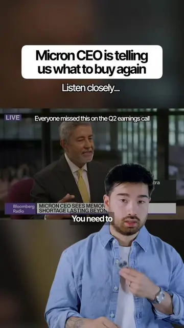 micron ceo is dropping a hint …
