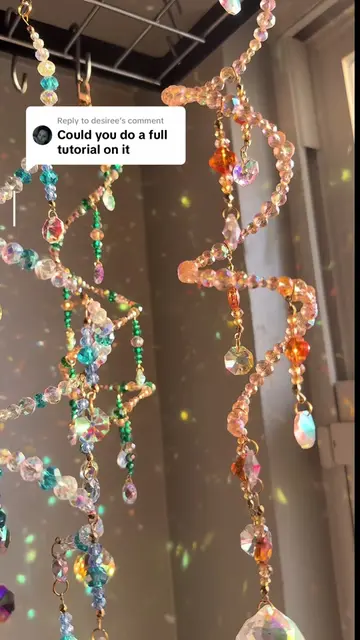 Replying to @desiree  You all have been asking for a full spiral suncatcher tuto