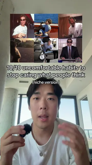 10/10 habits that will make you stop caring what people think but they get progr