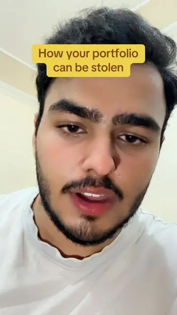 This is how someone can steal your  design portfolio if you dont put a watermark