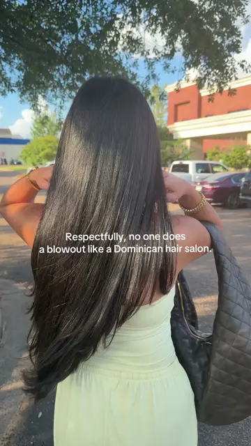The Dominican salon experience is simply unmatched #hair #blowout #dominicanhair