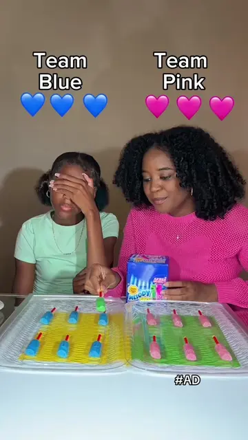 #ad Pink vs Blue… who’s gonna lose all their hearts first?! Watch us go head-to-