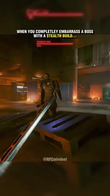 When You Embarrass the Boss using a Stealth Build… #gaming #GamingOnTikTok #cybe