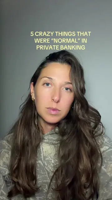 5 crazy things that were “normal” when I worked in private banking #privatebanki