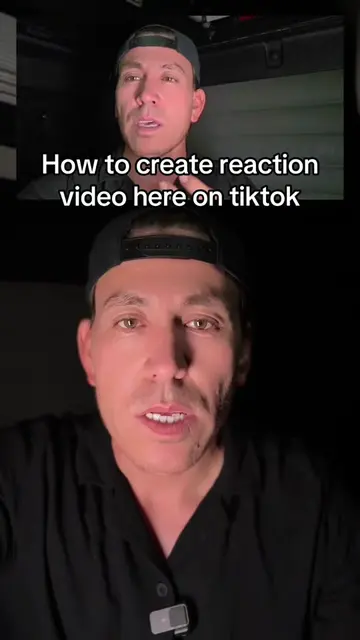 How to create a reaction video here on TikTok you don’t need other editing app #