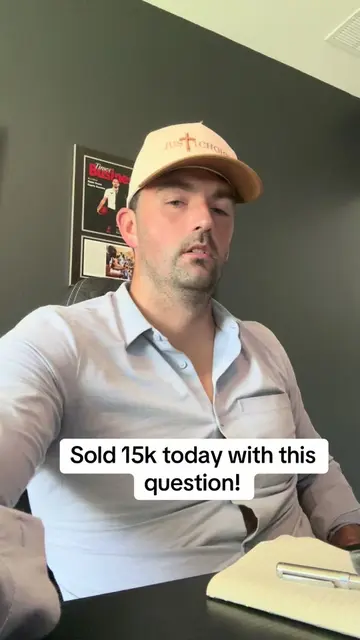 Closed 15k today off of this question!  We do a webinar on Thursday that teaches