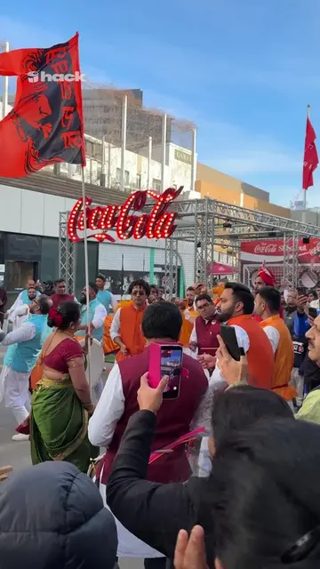 Many supporters and some protesters gathered at Melbourne’s Docklands Stadium to