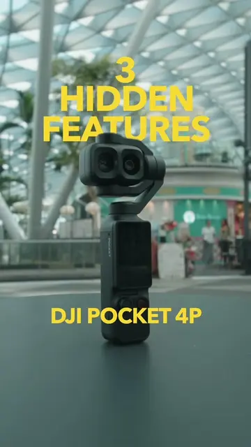3 hidden DJI Pocket 4P features nobody really talks about 👀 Custom Profiles, Gi