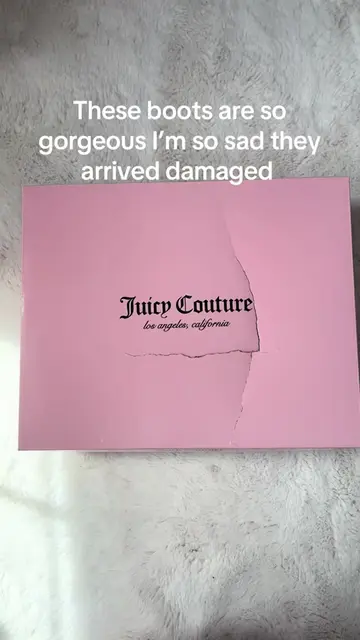 Shipped from America 🛍️#shoes #pink #fashion #juicycouture #shopping 