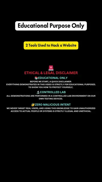Web Hacking Tutorial for Ethical Hackers and Cybersecurity Enthusiasts #webhack 