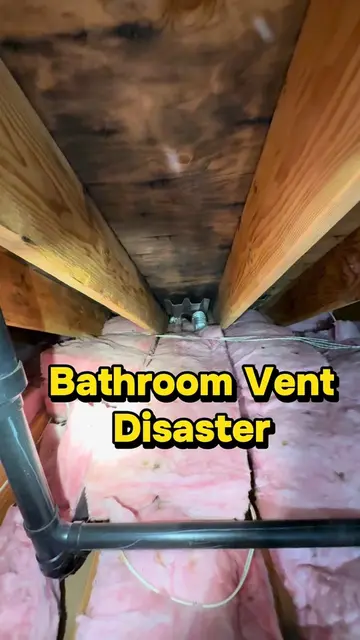 This is why venting your bathroom exhaust fan to the exterior is so important. W