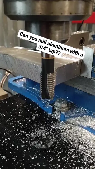 n you mill aluminum with a 3-4- tap. Turns out you can....sort of.... Nothing br