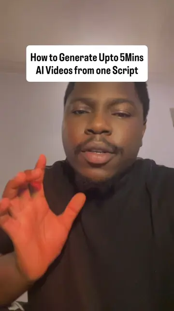 How to Generate Upto 5 Mins AI Videos from one Script #fypシ 