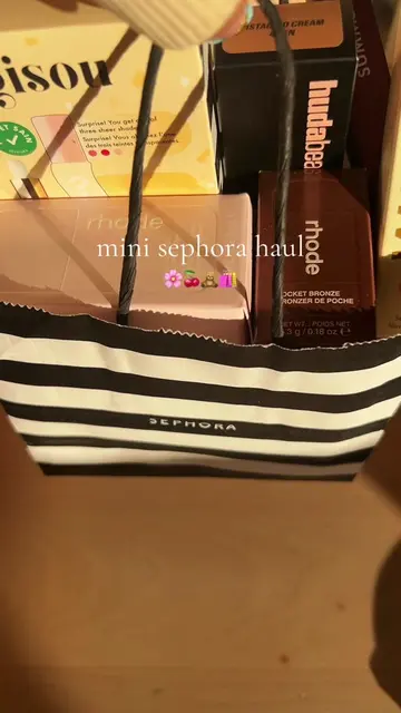 weekly sephora haul + gisou birthday gift 🛍️ #sephora #sephorahaul #makeup #bea