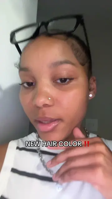 Little transition #dairyoflov3 #fyp #hairdyetransformation 