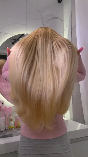 hair care routine with @Gisou  #longhair #hairtok #blondehair #glosshair #hairgo