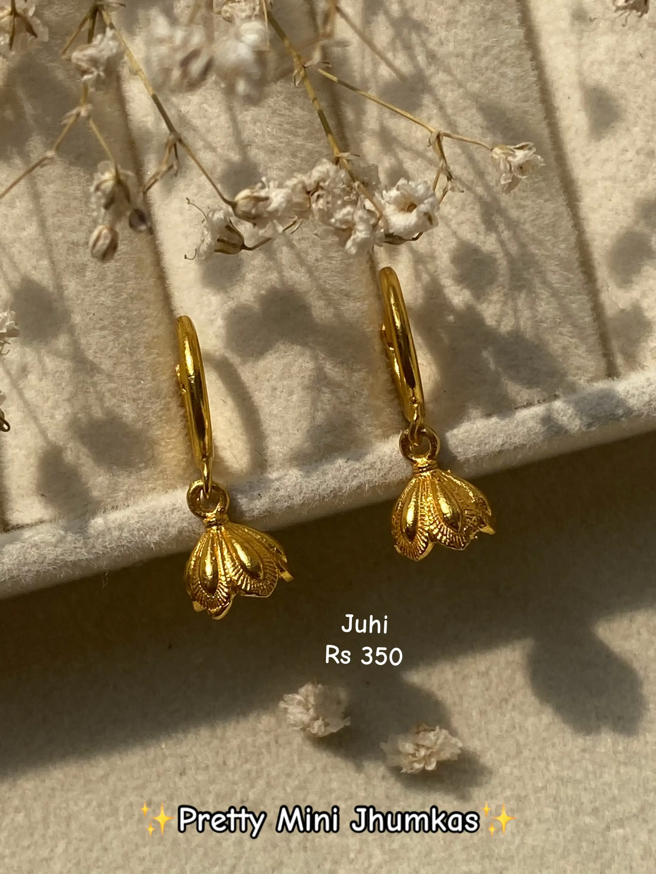 Small in size but full of charm, our Mini Jhumkas are designed to add the perfec