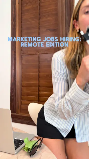 remote marketing jobs hiring now 🩵 #marketingjobs #entryleveljob #hiringnow #jo