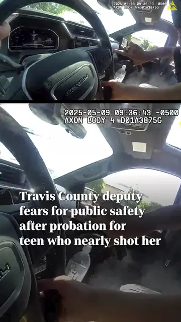 A teen accused of nearly shooting a Travis County sergeant and later robbing ano